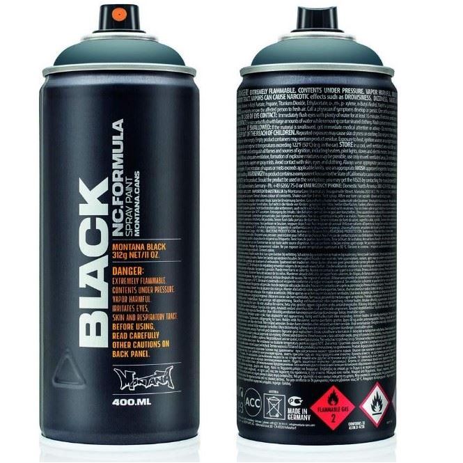 Montana Black 400ml High-Pressure Cans Spray Color Space