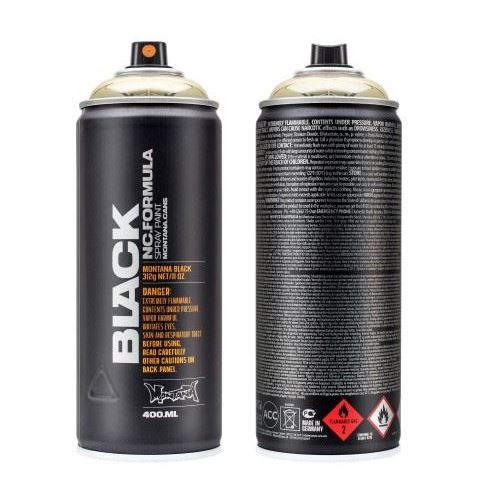 Montana Cans Black 400ml Spray Paint GoldChrome