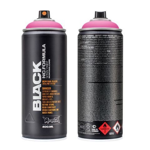Montana Cans Black 400ml Spray Paint Power pink BP4000