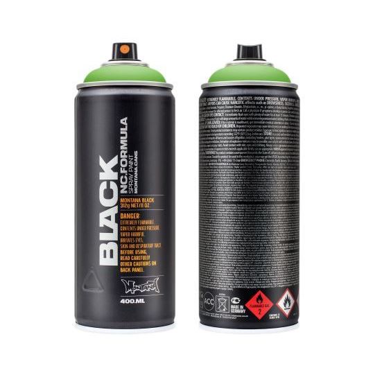 Montana Cans Black 400ml Spray Paint Power green BP6000