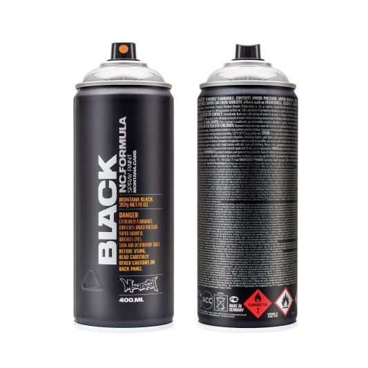 Montana Cans Black 400ml Spray Paint Silverchrome BSILVER