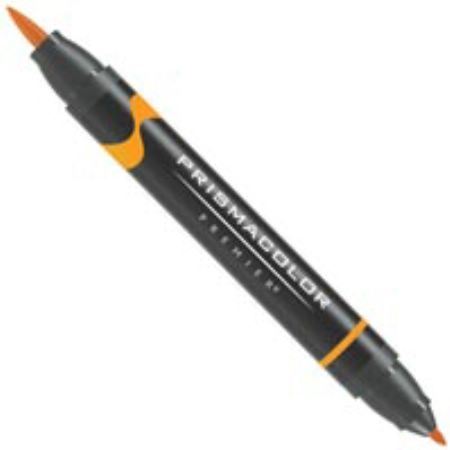 Prismacolor Marker Brush-Fine Tip PB 15 Yellow Orange