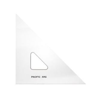 Pacific Arc Triangle 10" 45/90 Acrylic Clear