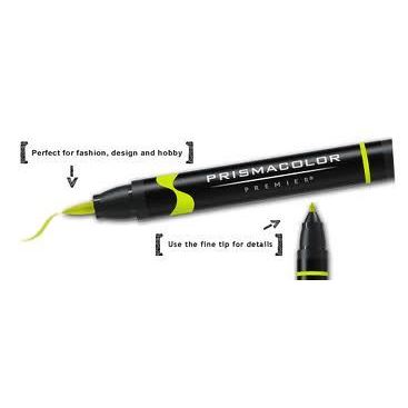 Prismacolor Marker Brush-Fine Tip PB174 Neon Yellow
