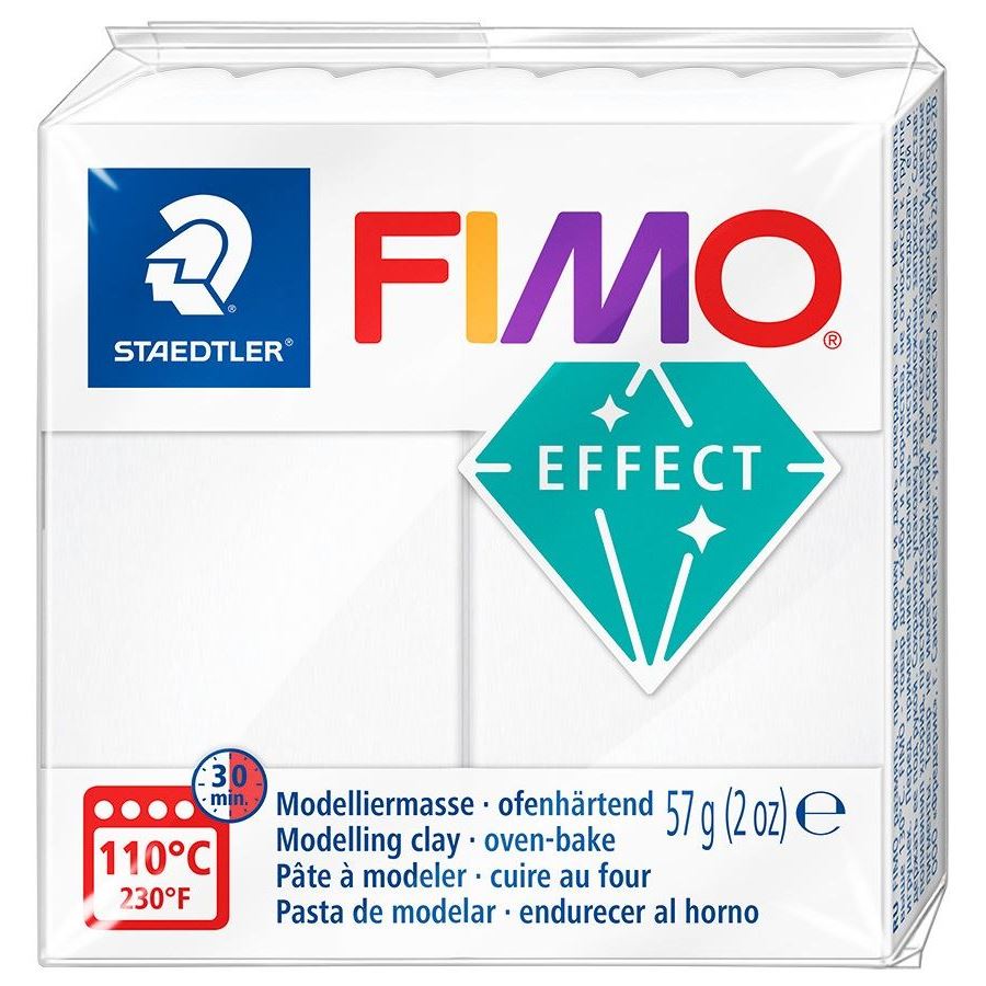 Fimo Soft Polymer Clay White 2 oz.