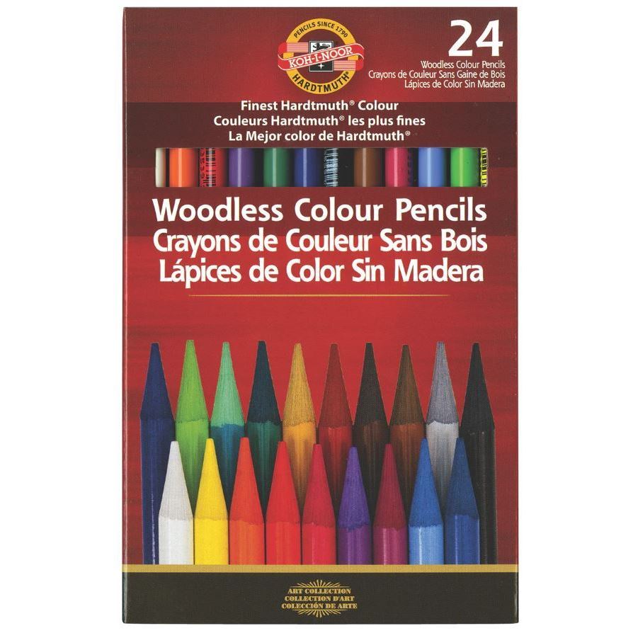 Colored Pencil Progresso Woodless  Set of 24