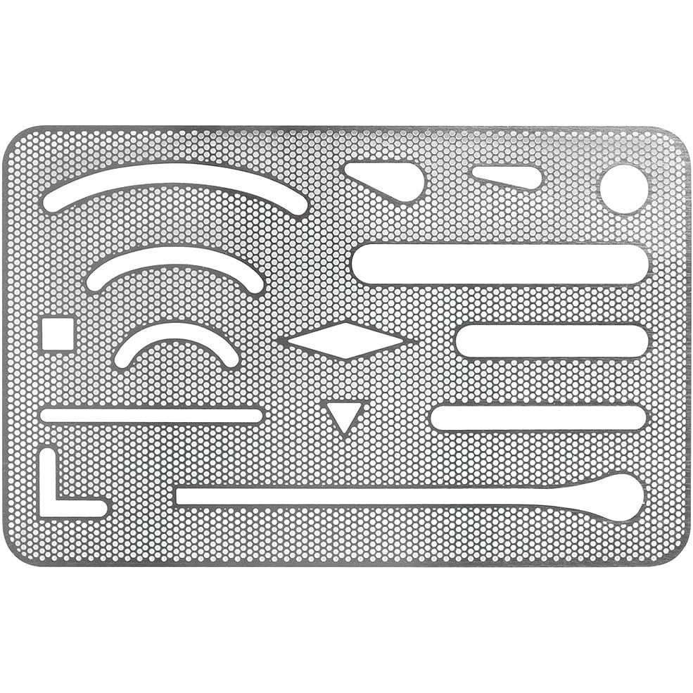 Pacific Arc ER12 Erasing Shield 26 Hole Stainless Mesh