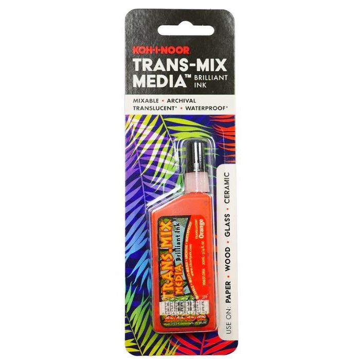 Drawing Ink Trans Mix Media Orange 0.75oz