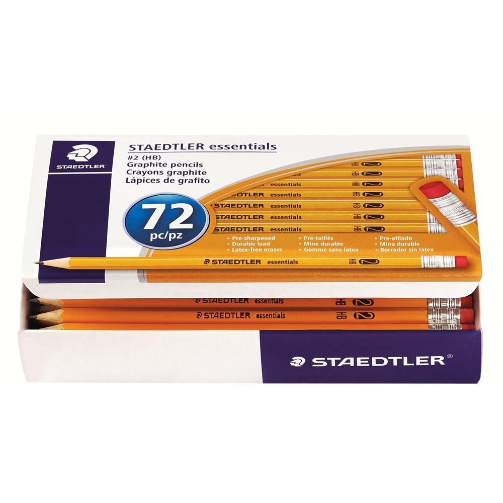 Pencil Graphite #2 HB Essentials Box of 72