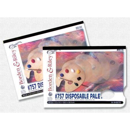 Palette #757 Disposable Pad 12X16 50 Sheets