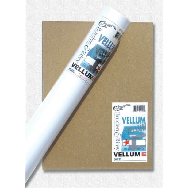 Vellum E #20 Technical Paper/Light Paper 20 lb Roll 48X20 Yards LIMITED AVAILBILITY