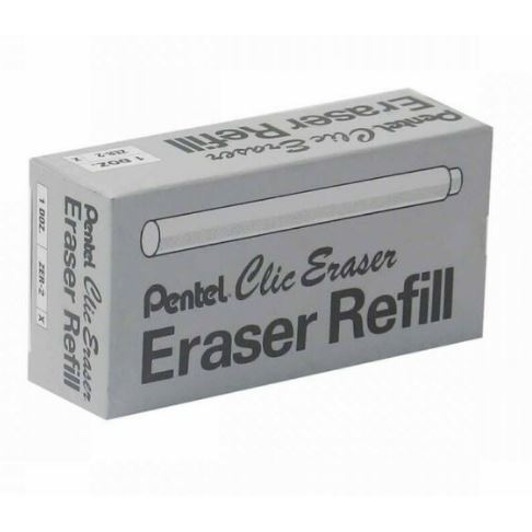 Pentel Eraser Refill for Clic Holder and Electric Eraser BOX OF 12 PACKS