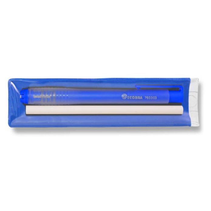 Ecobra Eraser Pen Blue 6.8mm Set