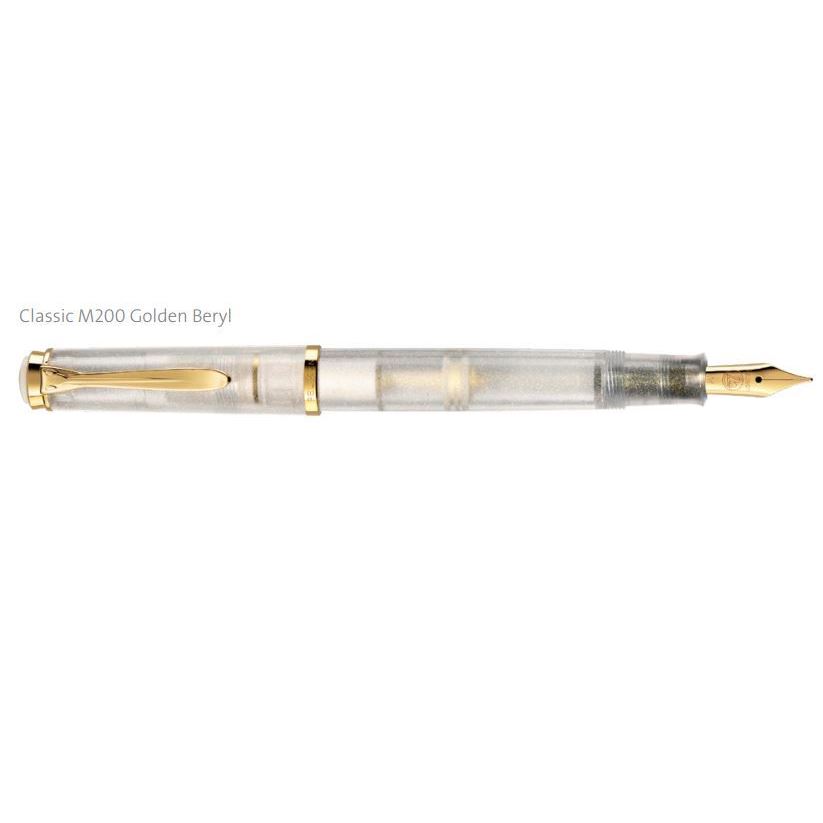 Pelikan Classic M200 Golden Beryl Fountain Pen, Fine SPECIAL EDITION