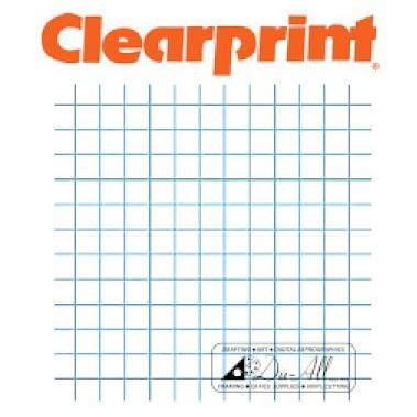 Clearprint Gridded Vellum 2mm 11x17 100 Sheet Pad 1000H #10206516 LIMITED AVAILABILITY