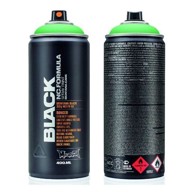 Montana Cans Black 400ml Spray Paint Mescaline