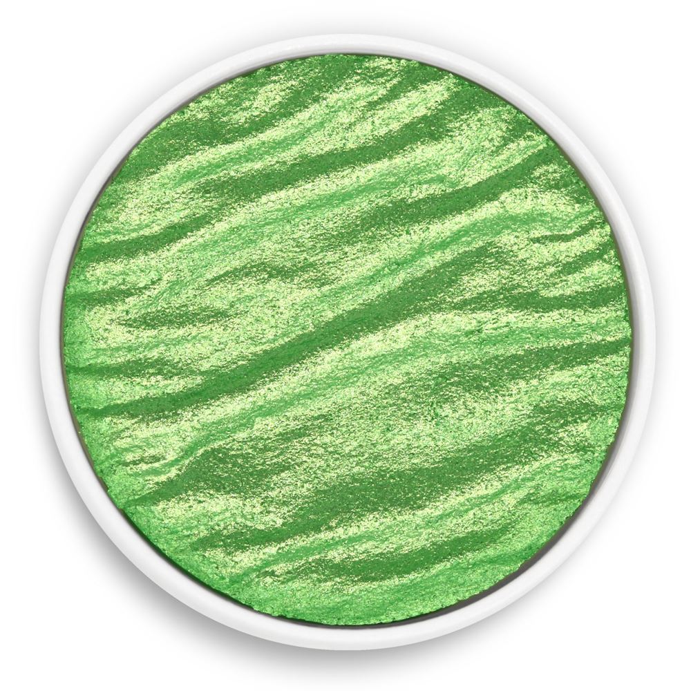 Coliro Pearlcolors Finetec Watercolor Pan Vibrant Green
