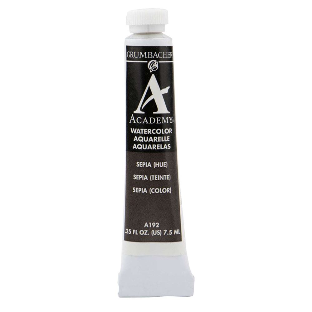Grumbacher Academy Watercolor 7.5ml Sepia