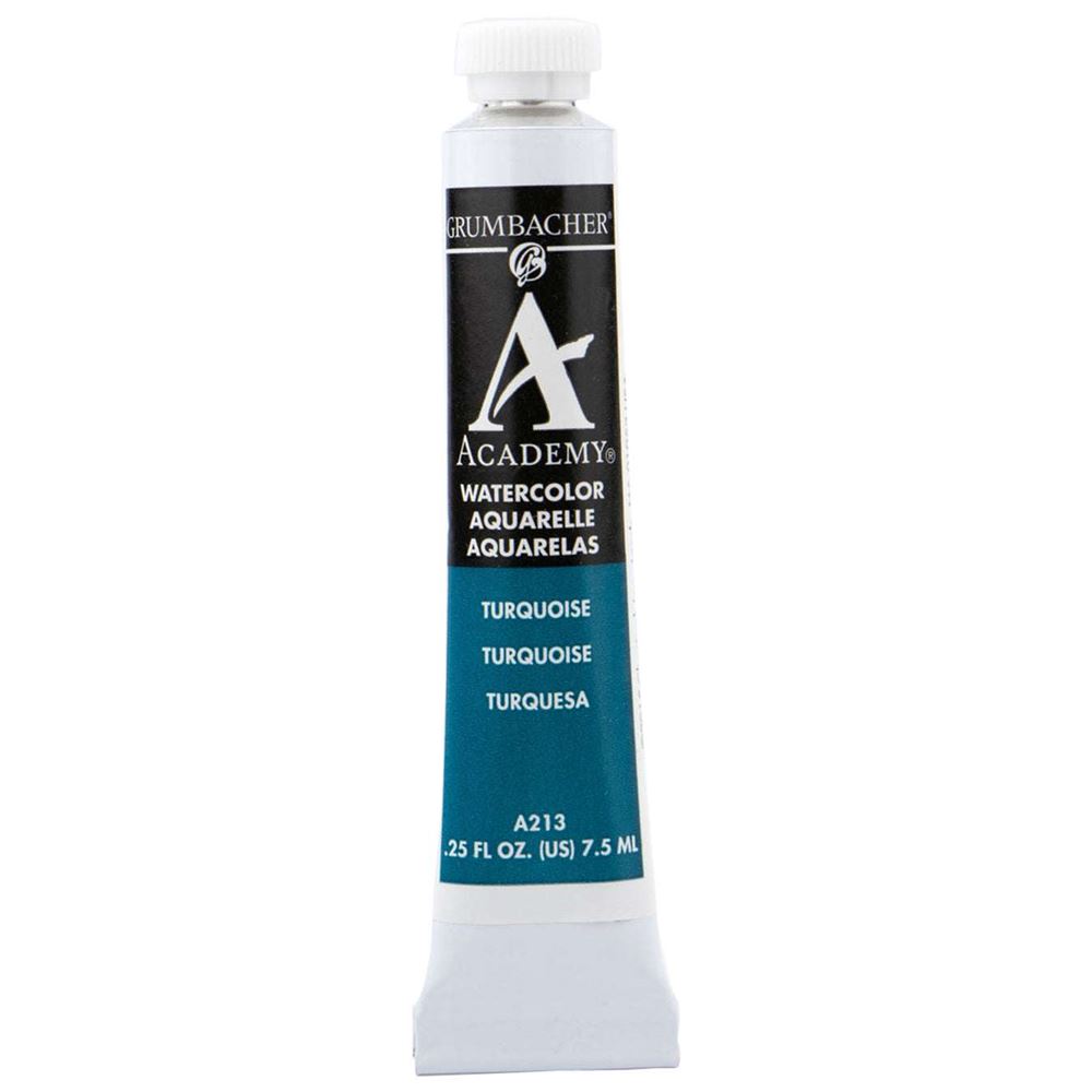 Grumbacher Academy Watercolor 7.5ml Turquoise