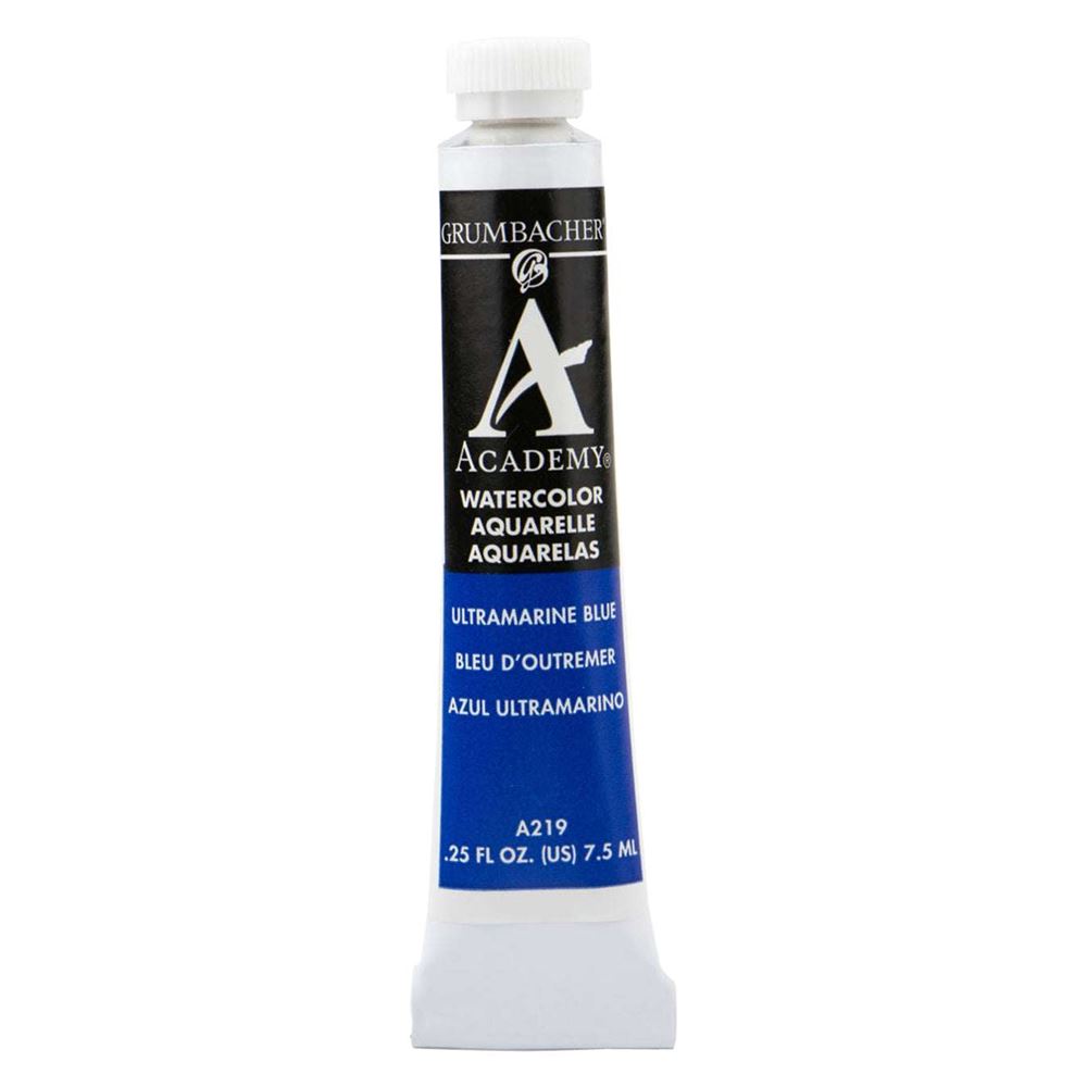 Grumbacher Academy Watercolor 7.5ml Ultramarine Blue