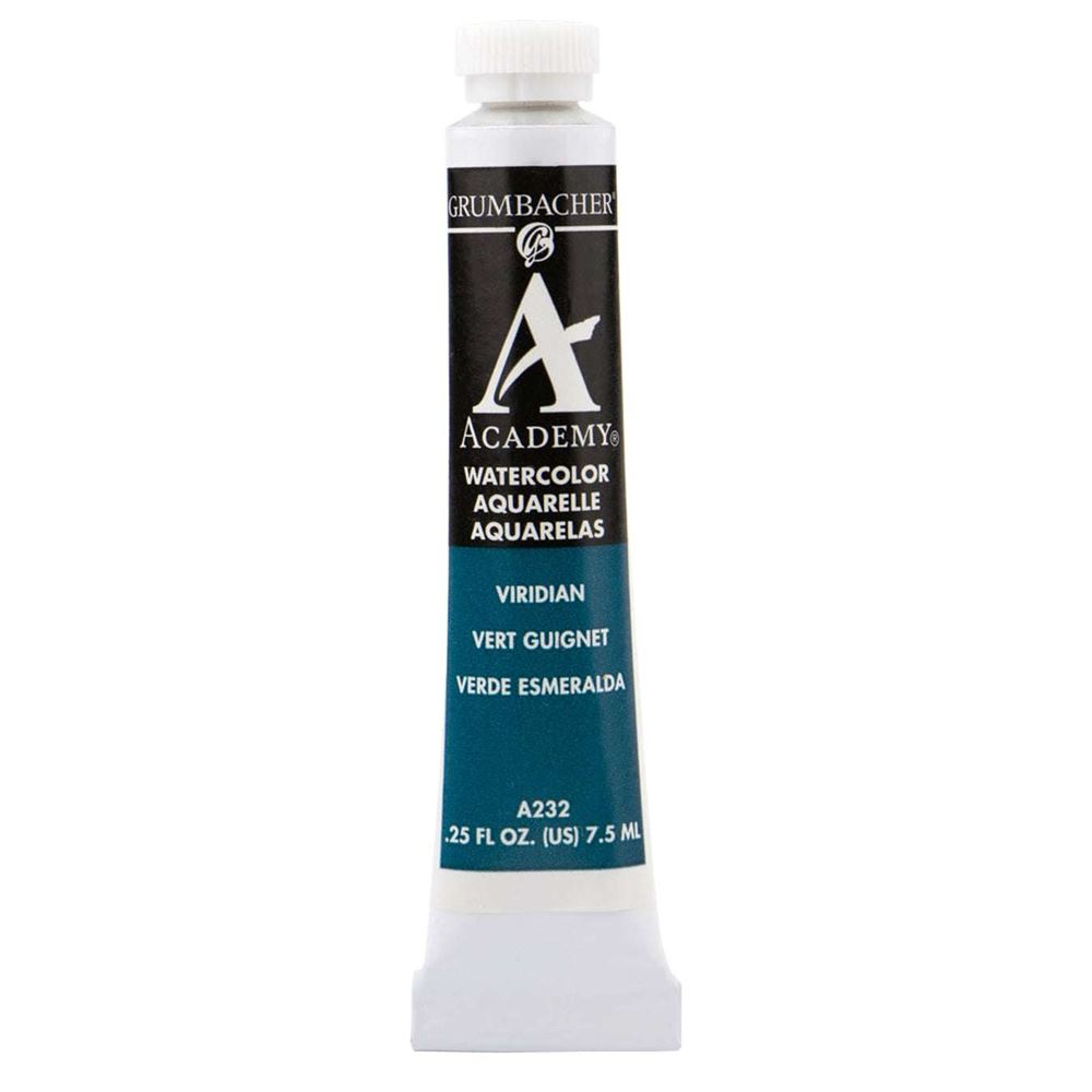 Grumbacher Academy Watercolor 7.5ml Viridian