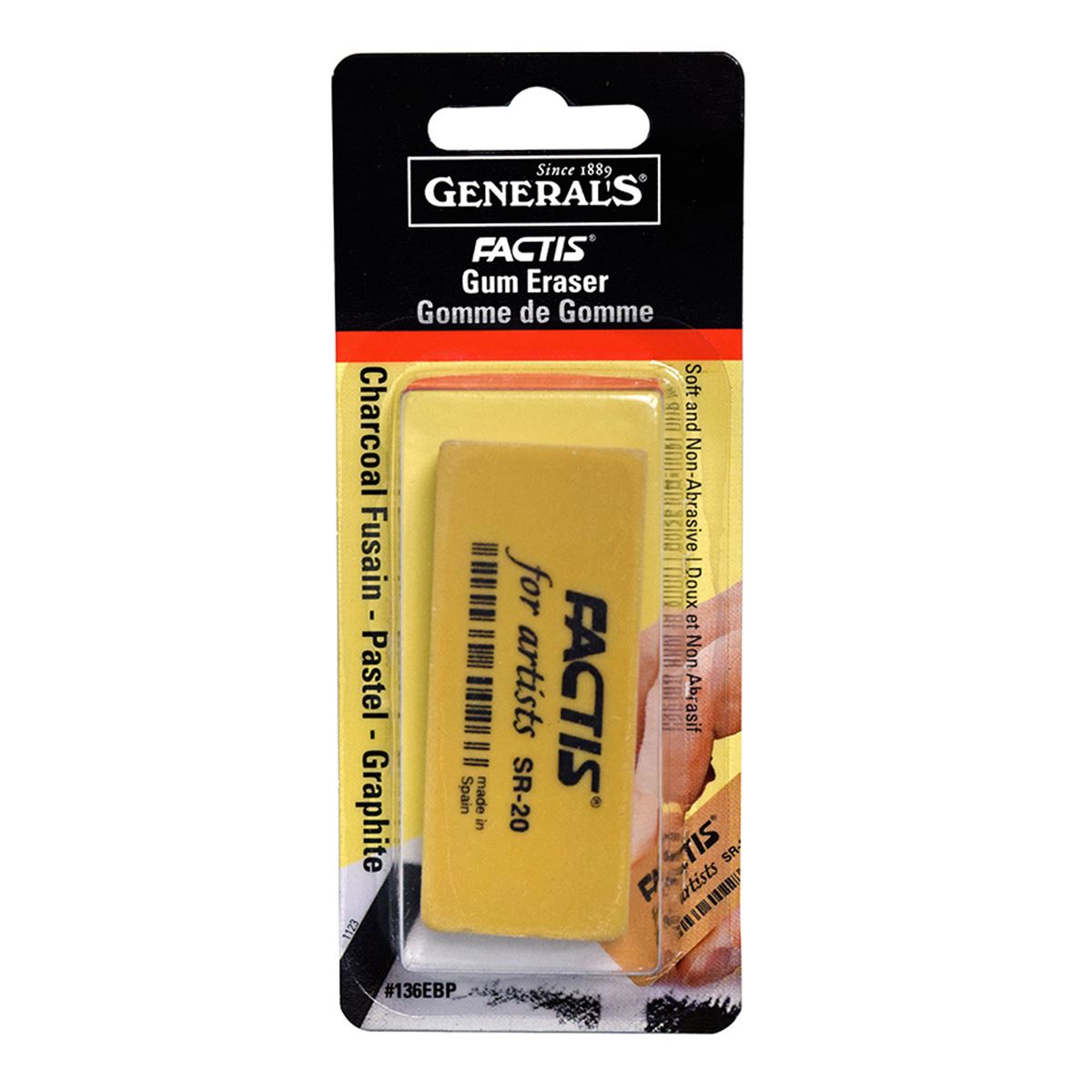 General Pencil Factis Art Gum Eraser