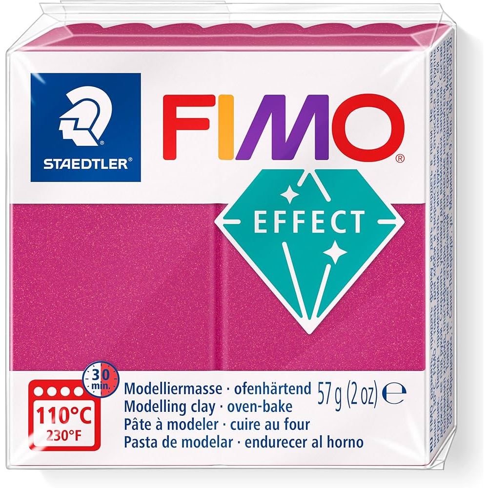 Fimo Effect Polymer Clay 57gm 2oz Metallic Bordeaux