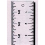 Scale Tempered Aluminum 30 " X 1-1/2", 8th, 16th Calibrated Two Edges
