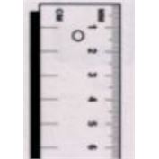 Scale/Ruler metric Calibrated Two Edges One Side 2 metersX35mm