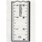 Fairgate Ruler No-Slip Inking Ruler-English 8th, 16THS 12"