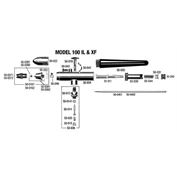 Badger Airbrush Tube Shank (2 LEFT)