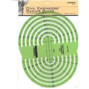 Rapidesign Template Civil Engineers Radius Circle Guide