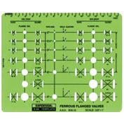 Rapidesign Template Ferrous Flanged Valves 3/8