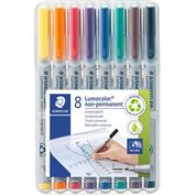 Staedtler Lumocolor 316 Pen Non-Permanent Fine 8-Color Set