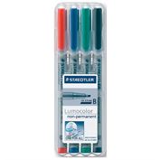 Staedtler Lumocolor 312 Pen Non-Permanent Broad 4-Color Set