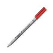 Lumocolor Marker Non-Permanent Broad Red Box of 10
