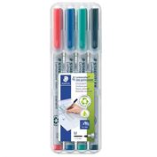 Staedtler Lumocolor 315 Pen Non-Permanent Medium 4-Color Set