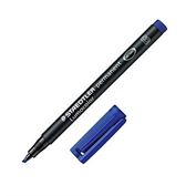 Staedtler Lumocolor 314 Pen Permanent Broad Blue, Box of 10