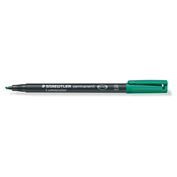 Staedtler Lumocolor 314 Pen Permanent Broad Green, Box of 10