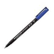 Staedtler Lumocolor 318 Pen Permanent Fine Blue, Box of 10