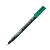Staedtler Lumocolor 318 Pen Permanent Fine Green, Box of 10