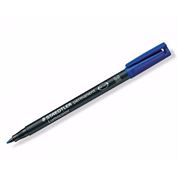 Staedtler Lumocolor 317Pen permanent Medium, Blue Box of 10