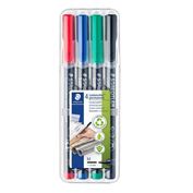 Staedtler Lumocolor 317 Pen Permanent Medium 4-Color