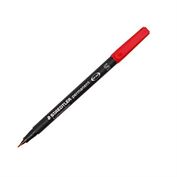 Staedtler Lumocolor 313 Pen Permanent Superfine Red, Pack of 10