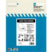 DAF Copier Adhesive Film Matte Permanent 8.5x11-100 Sheet Box