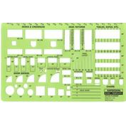 Rapidesign Template Office Planner 1/8 Scale