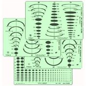 Timely Template Ellipse Big Increment - Set of 4