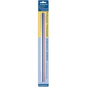 Staedtler Scale Triangular 12" Mechanical Engineering colored grooves