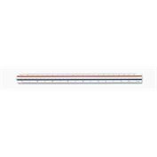 Staedtler Scale Triangular 30cm SI Engineering colored grooves