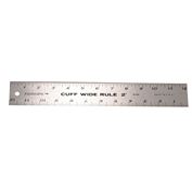 Fairgate Ruler Cuff Width Marking Ruler, 12" x 2"